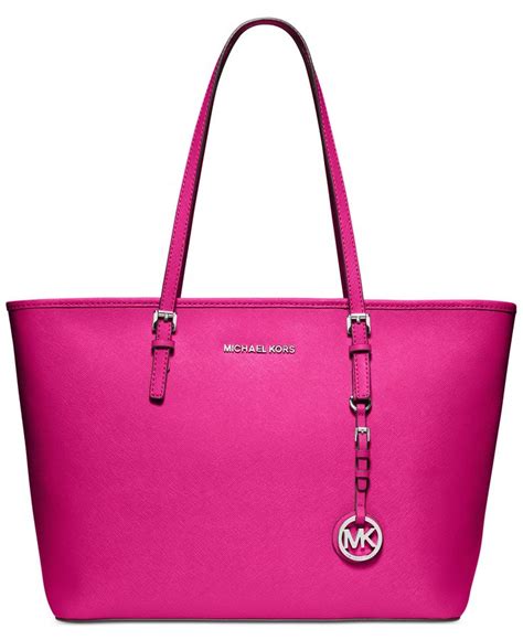 michael kors hot pink small purse macys cleata c|macy's pink michael kors.